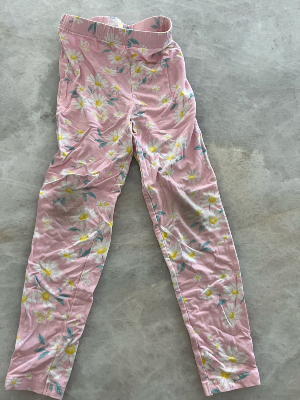 Little Sleepies play collection pink daisy leggings, 5